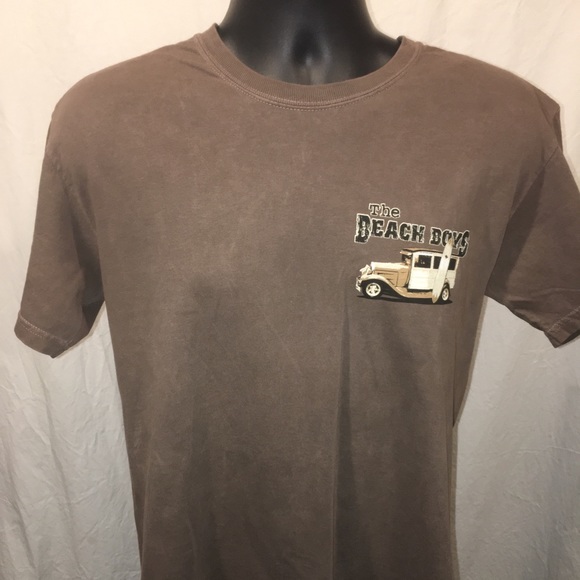 Beach Boys 2007 Concert Tour Shirt Medium Brown - Picture 1 of 8
